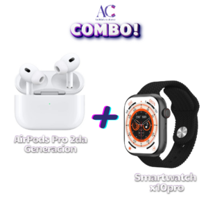 Combo Smartwatch X10 PRO + Airpods 2da Generacion