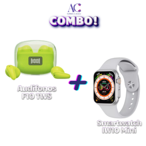 Combo Smartwatch IW10 Mini + Audifonos F10 TWS