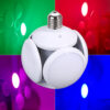 Bombillo Led Rgb 4 Aspas Parlante